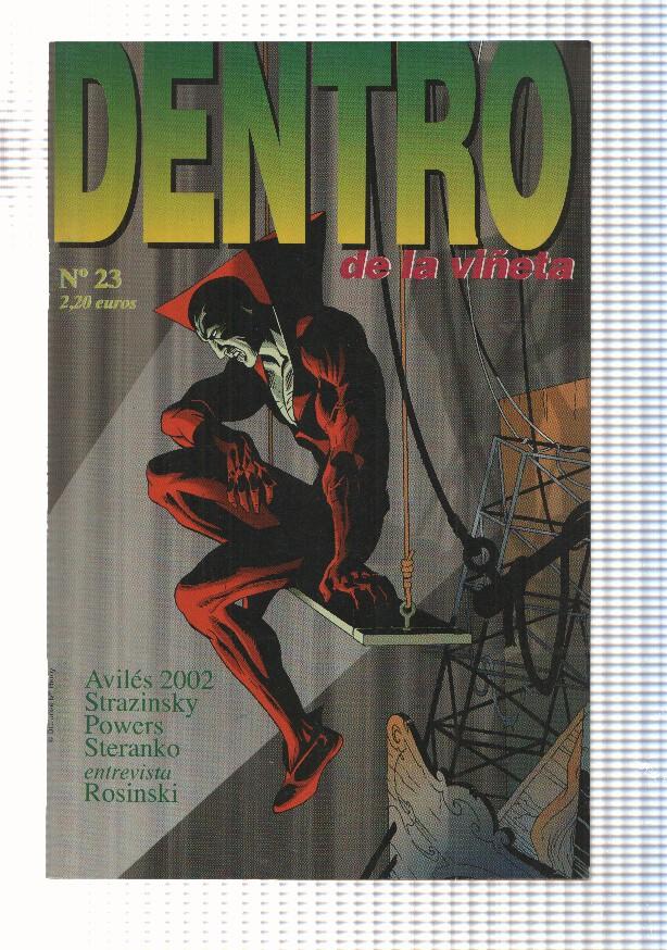 Fanzine: Dentro de la viñeta num 23 (2002) - VII Jornadas Internacionales del Comic Villa de Aviles