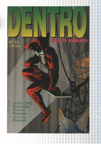 Fanzine: Dentro de la viñeta num 23 (2002) - VII Jornadas Internacionales del Comic Villa de Aviles