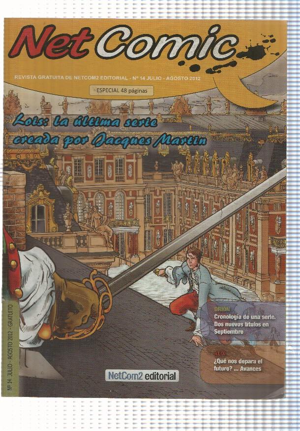 Revista: Net Comic num 14 (julio-agosto 2012), especial 48 paginas. Orion: cronologia de una serie