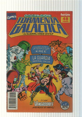 Planeta: Tormenta Galactica num 07 - La Guerra Kree-Shiar cap XIII - Mal Juicio. Iron Man