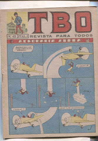 TBO numero 421: Acrobacia aerea (Coll),