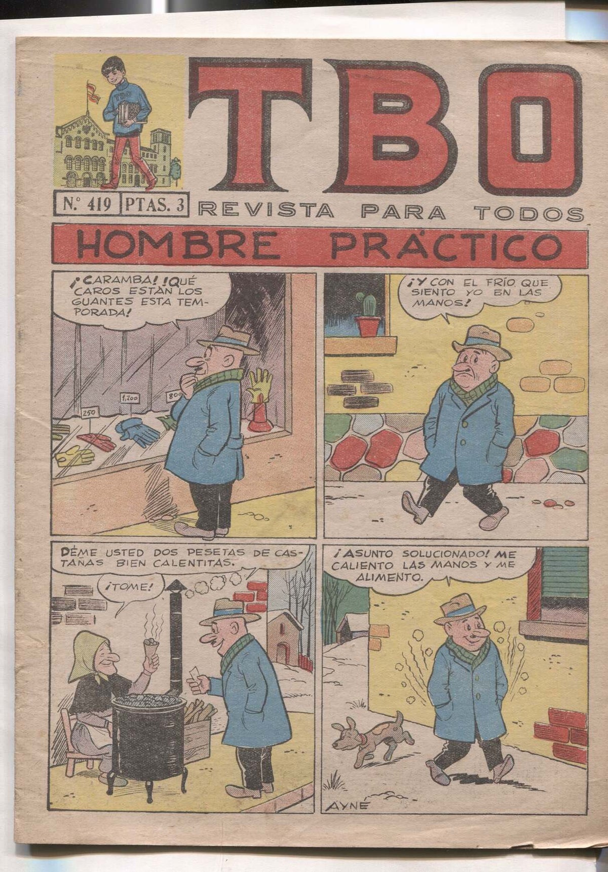 TBO numero 419: Hombre practico (Ayne)