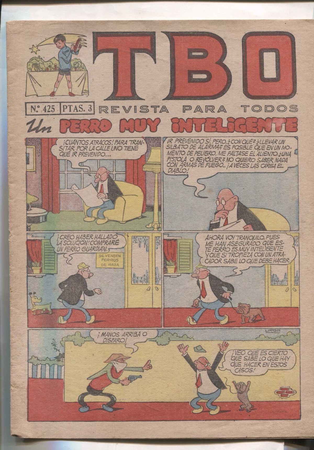 TBO numero 425: Un perro muy inteligente (Urda)