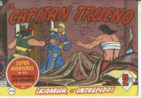 Facsimil: El Capitan trueno numero 378: Kamuk el intrepido