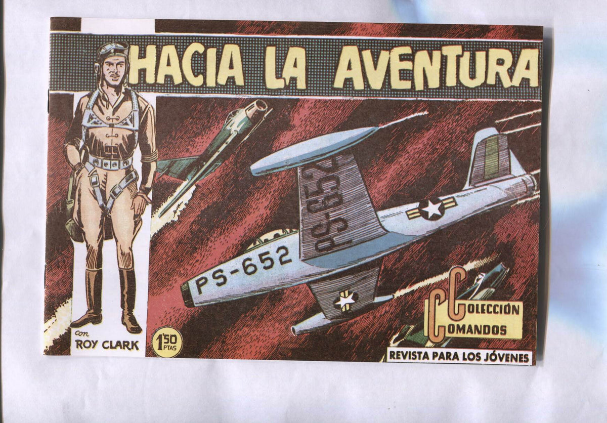 Facsimil: Coleccion Comandos: Roy Clark numero 79: Hacia la aventura