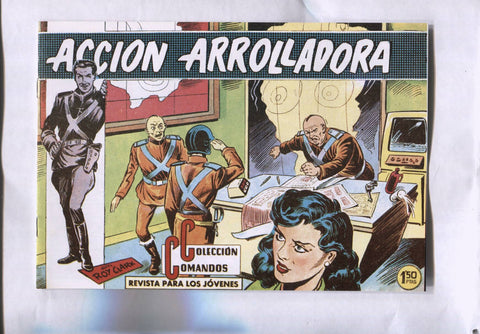 Facsimil: Coleccion Comandos: Roy Clark numero 82: Accion arrolladora
