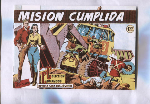 Facsimil: Coleccion Comandos: Roy Clark numero 86: Mision cumplida