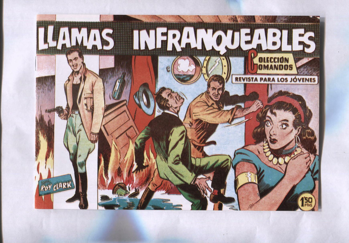 Facsimil: Coleccion Comandos: Roy Clark numero 93: Llamas infranqueables