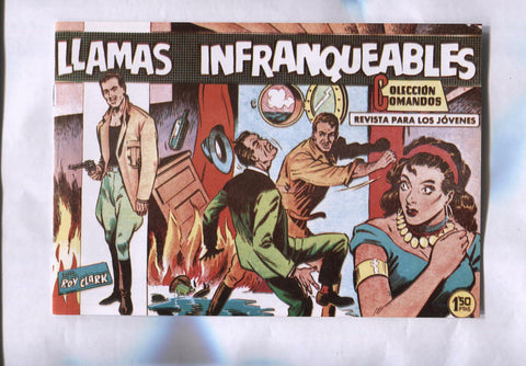 Facsimil: Coleccion Comandos: Roy Clark numero 93: Llamas infranqueables