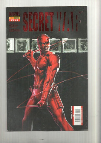 Panini: Secret War num 5 de 5, feb 06 - Secret War 5, SHIELD base de datos de operaciones