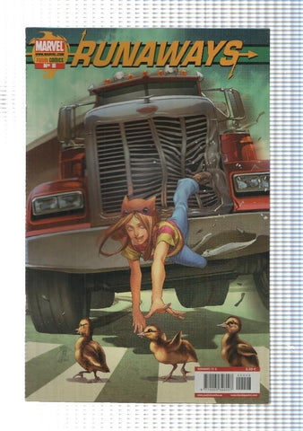Panini: Runaways v2 num 08 año 1 - Muerta significa muerta conclusion. Vaughan, Alphona