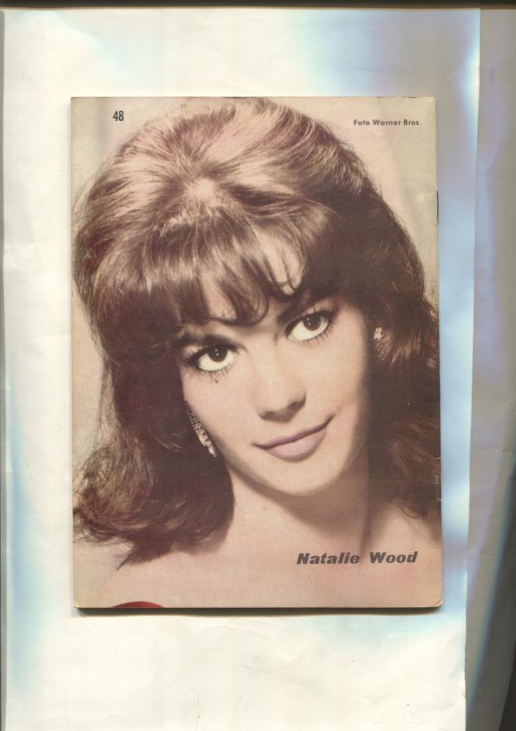 Hazañas del Oeste numero 48: trasera foto de Natalie Wood