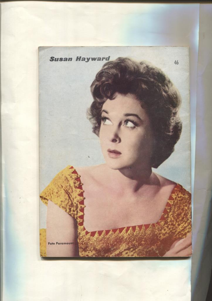 Hazañas del Oeste numero 46: trasera foto de Susan Hayward