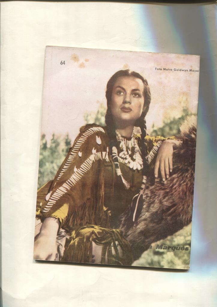 Hazañas del Oeste numero 64: trasera foto de Maria Elena Marques