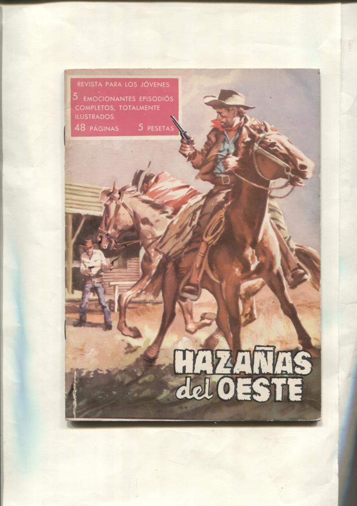 Hazañas del Oeste numero 23: Muesca en la culata, dibujo de J.Boix