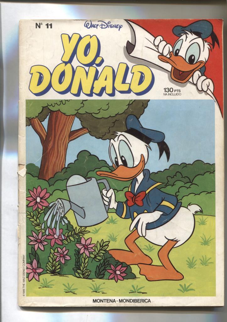 Montena: Yo, Donald numero 11 (cello lado lomo cubriendolo, cubierta suelta)