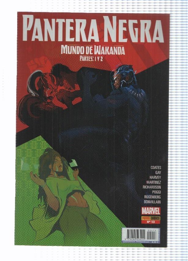 Panini: Pantera Negra num. 13 año II , 2017 - Mundo de Wakanda partes 1 y 2