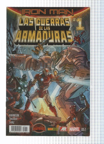Panini: Iron Man num 57 año V - Las guerras de las armaduras parte 1