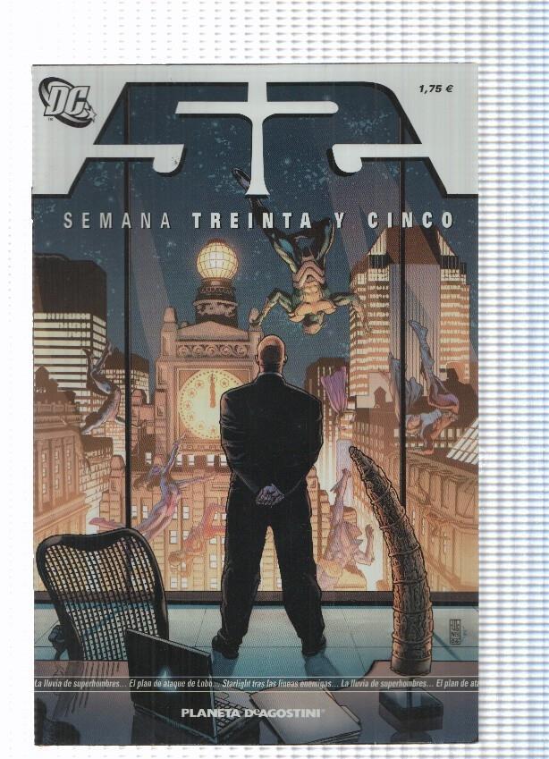 DC, Planeta: 52 num. 35 de 52. La lluvia de Superhombres - Johns, Morrison, Rucka, Waid