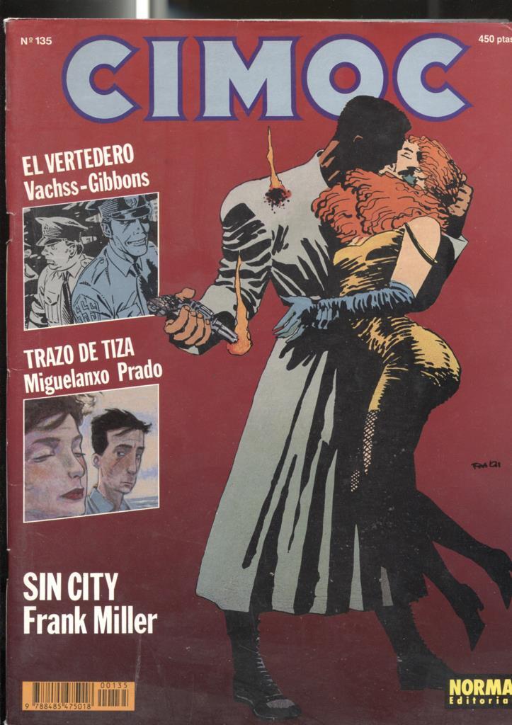 Cimoc revista numero 135: Trazo de Tiza de M.Prado