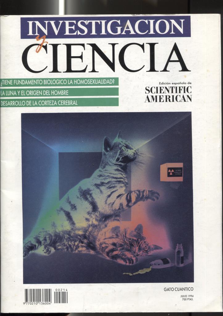 Investigacion y ciencia numero 214: La luna y el origen del hombre por Jacques Laskar