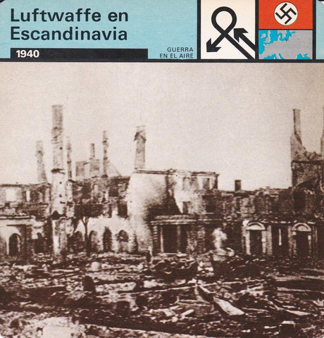 FICHA GUERRA EN EL AIRE: LUFTWAFFE EN ESCANDINAVIA. 1940