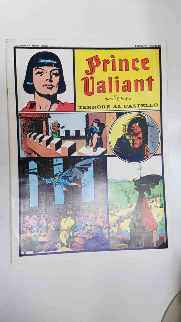 Prince Valiant: Terrore al castello by Harold Foster. In the days of King Arthur. Racconto complet