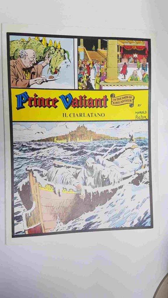 Prince Valiant: il Ciarlatano by Harold Foster. In the days of King Arthur.