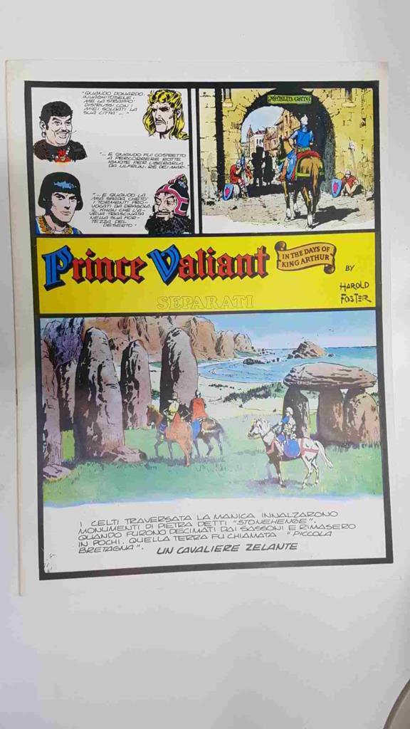 Prince Valiant: Separati by Harold Foster. In the days of King Arthur.