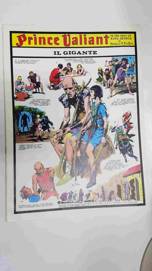 Prince Valiant: il Gigante by Harold Foster. In the days of King Arthur.