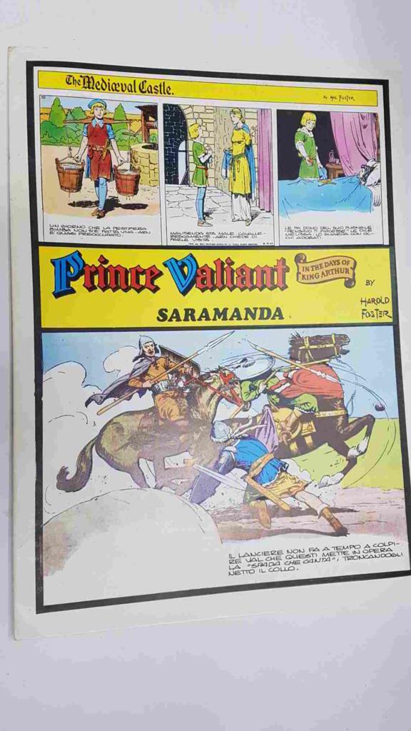 Prince Valiant: Saramanda by Harold Foster - The Medieval Castle. In the days of King Arthur