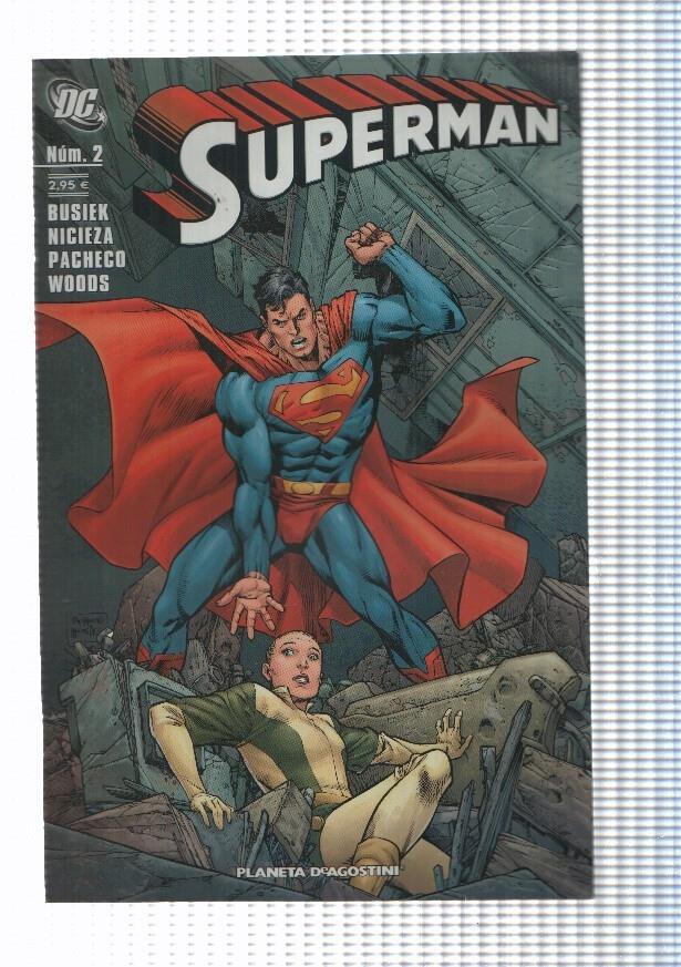 Planeta: Superman vol. II num 02 - De poco consuelo (2007). Busiek, Nicieza, Pacheco