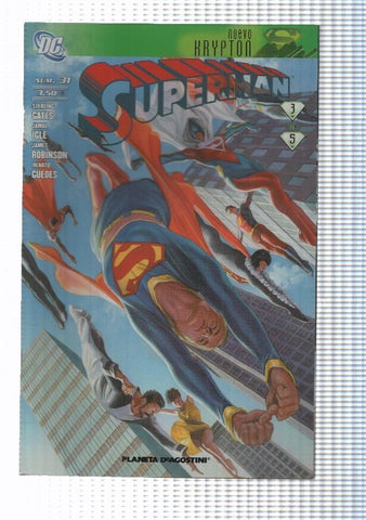 Planeta: Superman vol. II num 31 (2009) - Nuevo Krypton parte 3 de 5. Gates, Igle