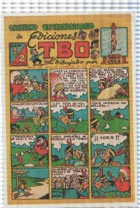 Ficha tebeo numerada 009: Cuaderno Extraordinario de Ediciones TBO