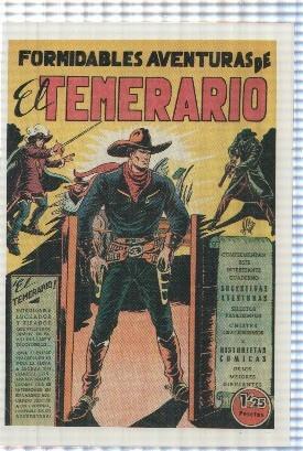 Ficha tebeo numerada 011: El Temerario