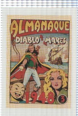 Ficha tebeo numerada 015: El Diablo de los Mares, almanaque 1948