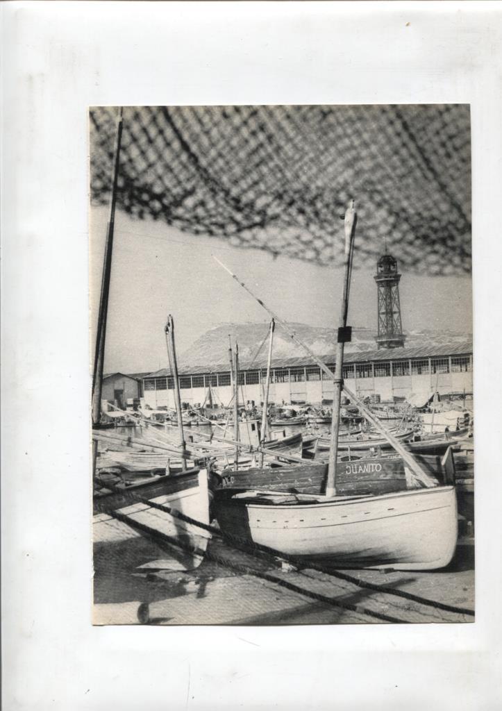 50 racons de Barcelona lamina 14: Vista del Muelle de pescadores