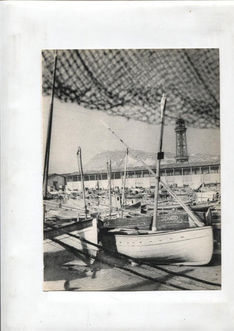 50 racons de Barcelona lamina 14: Vista del Muelle de pescadores
