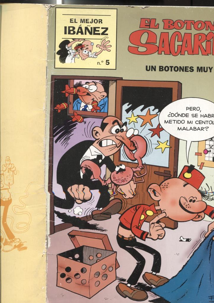 El Mejor Ibañez numero 5: El botones sacarino (cubierta algo aviejada)
