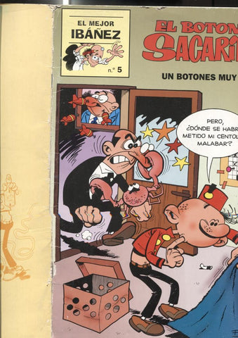 El Mejor Ibañez numero 5: El botones sacarino (cubierta algo aviejada)