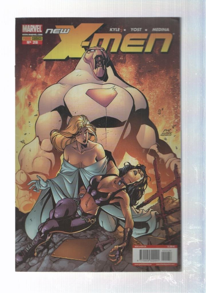 panini: New X-Men num 26 año II (oct 2007) - Nimrod parte 4 de 4