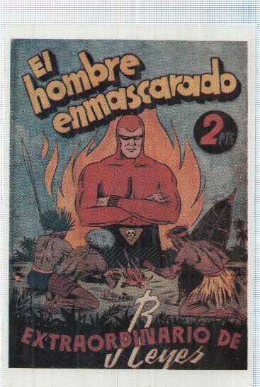 Ficha tebeo numerada 034: El Hombre Enmascarado, extraordinario Reyes