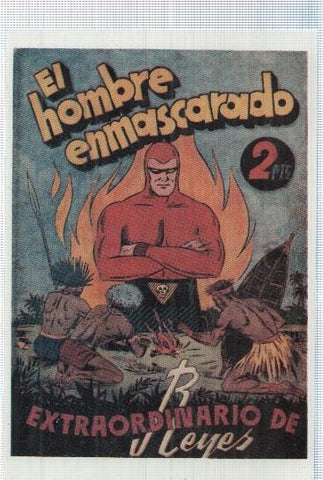 Ficha tebeo numerada 034: El Hombre Enmascarado, extraordinario Reyes