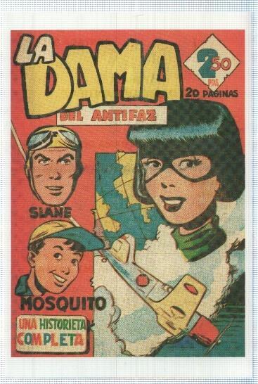 Ficha tebeo numerada 039: La dama del antifaz
