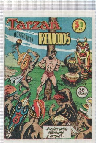 Ficha tebeo numerada 043: Extra Hispano Americana: Tarzan