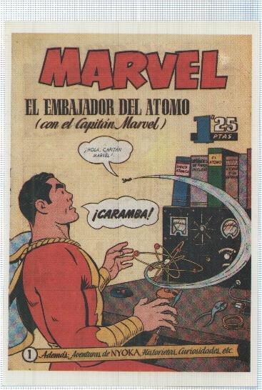 Ficha tebeo numerada 059: Capitan Marvel (Shazam) de C.C.Beck