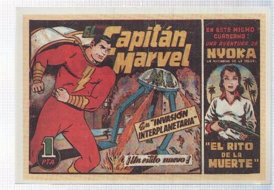 Ficha tebeo numerada 084: El Capitan Marvel  de Hispano Americana