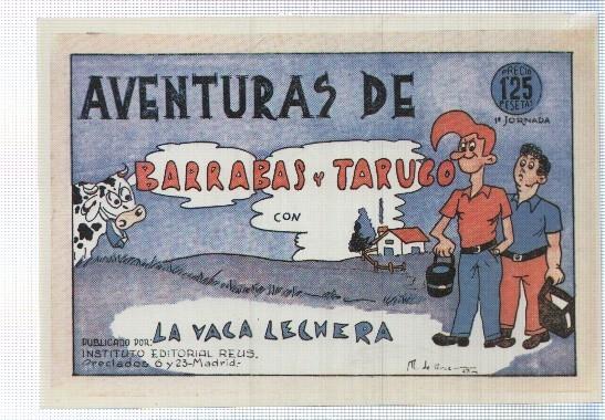 Ficha tebeo numerada 087: Aventuras de Barrabas y Tarugo de A,M,de Arce
