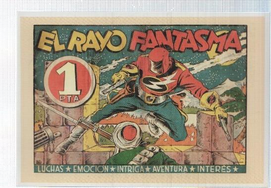 Ficha tebeo numerada 090: El Rayo Fantasma de L.Poch