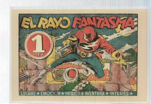 Ficha tebeo numerada 090: El Rayo Fantasma de L.Poch
